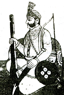 Raja Chhatrasal: See page for author [Public domain], via Wikimedia Commons